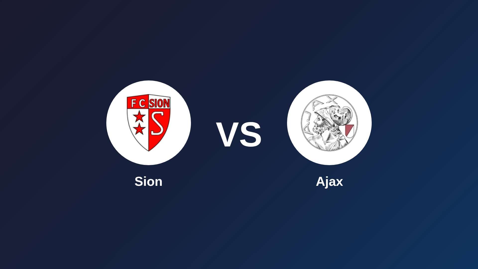 Sion vs Ajax