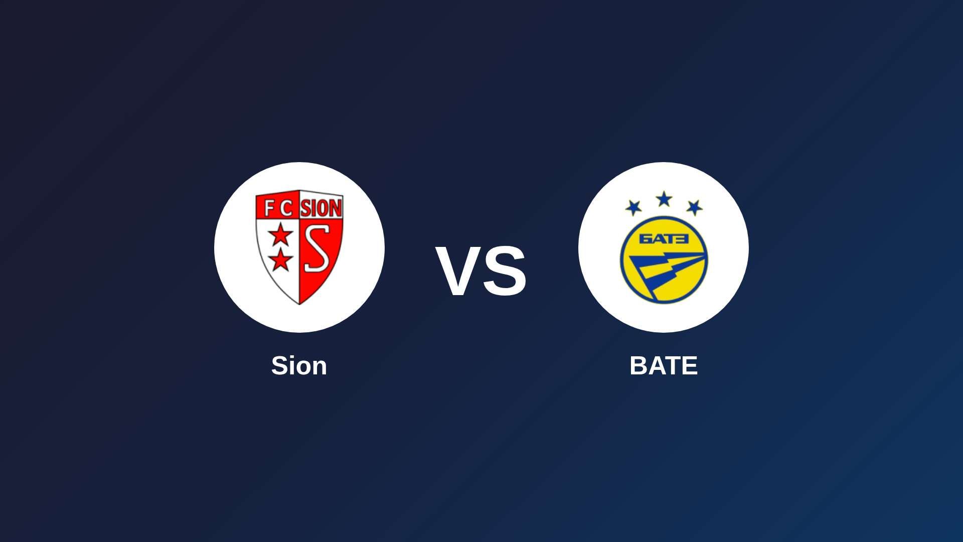 Sion vs BATE