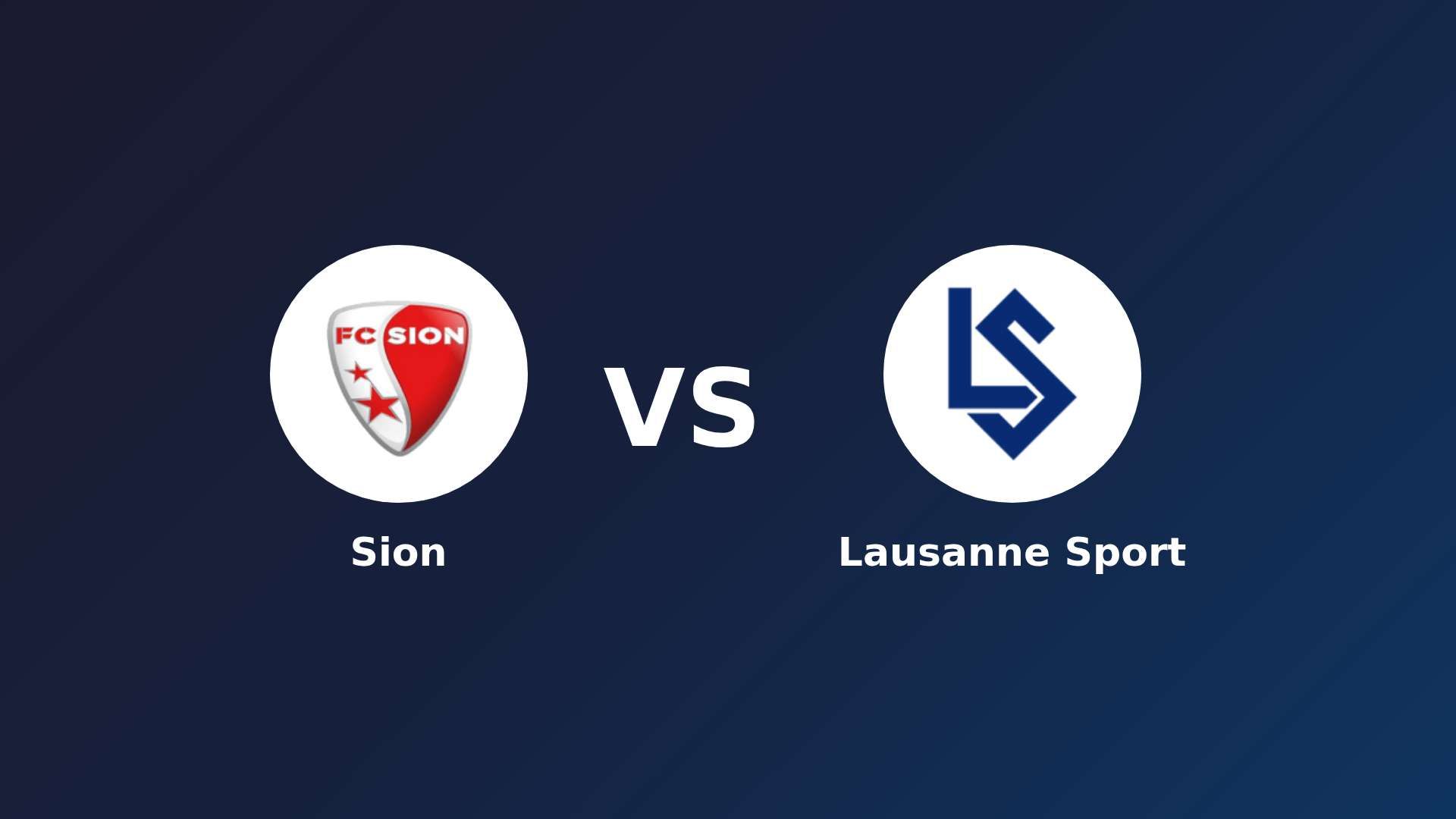 Sion vs Lausanne Sport