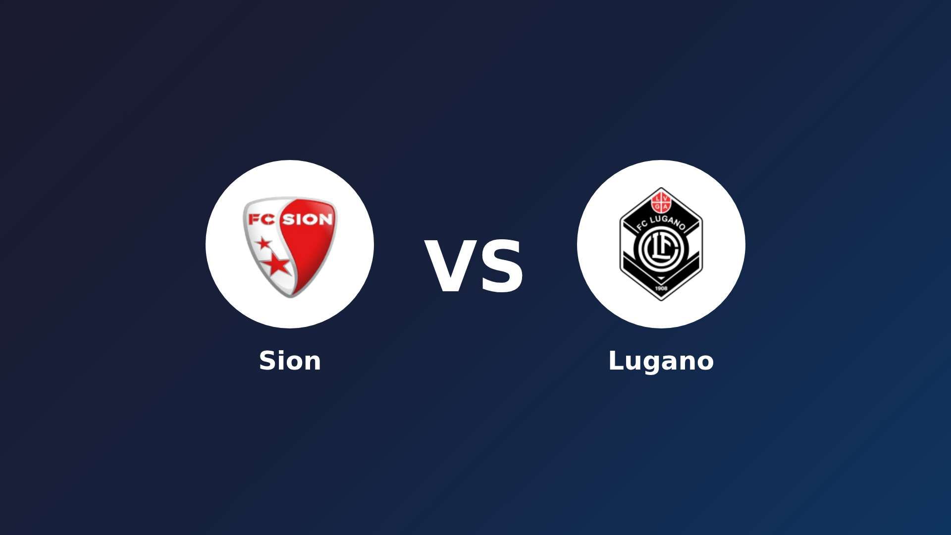 Sion vs Lugano