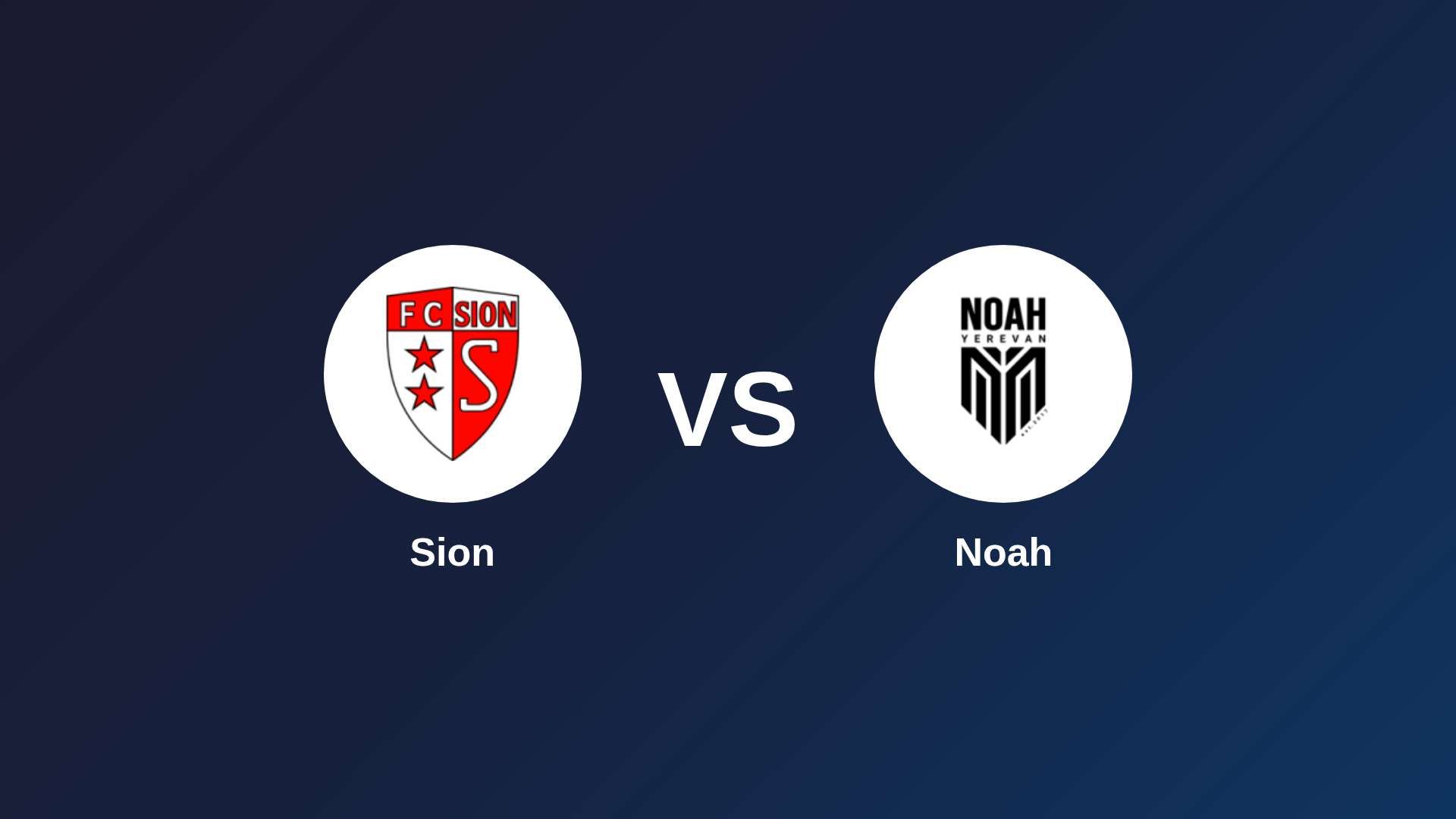 Sion vs Noah