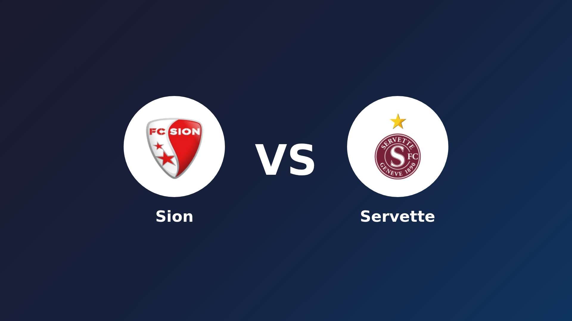 Sion vs Servette