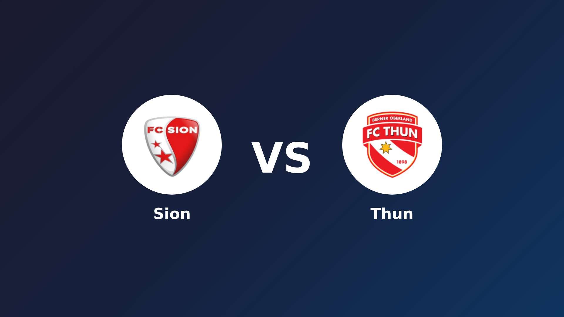 Sion vs Thun