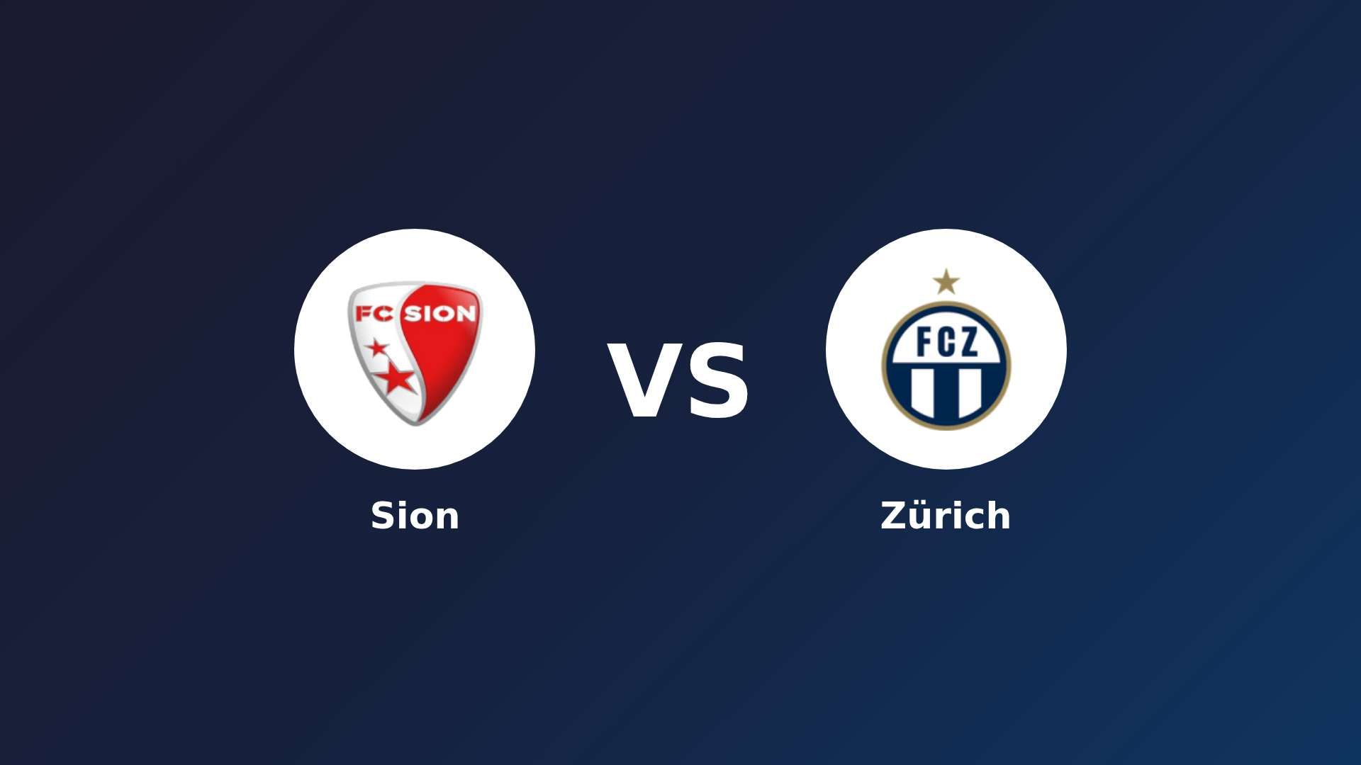 Sion vs Zürich