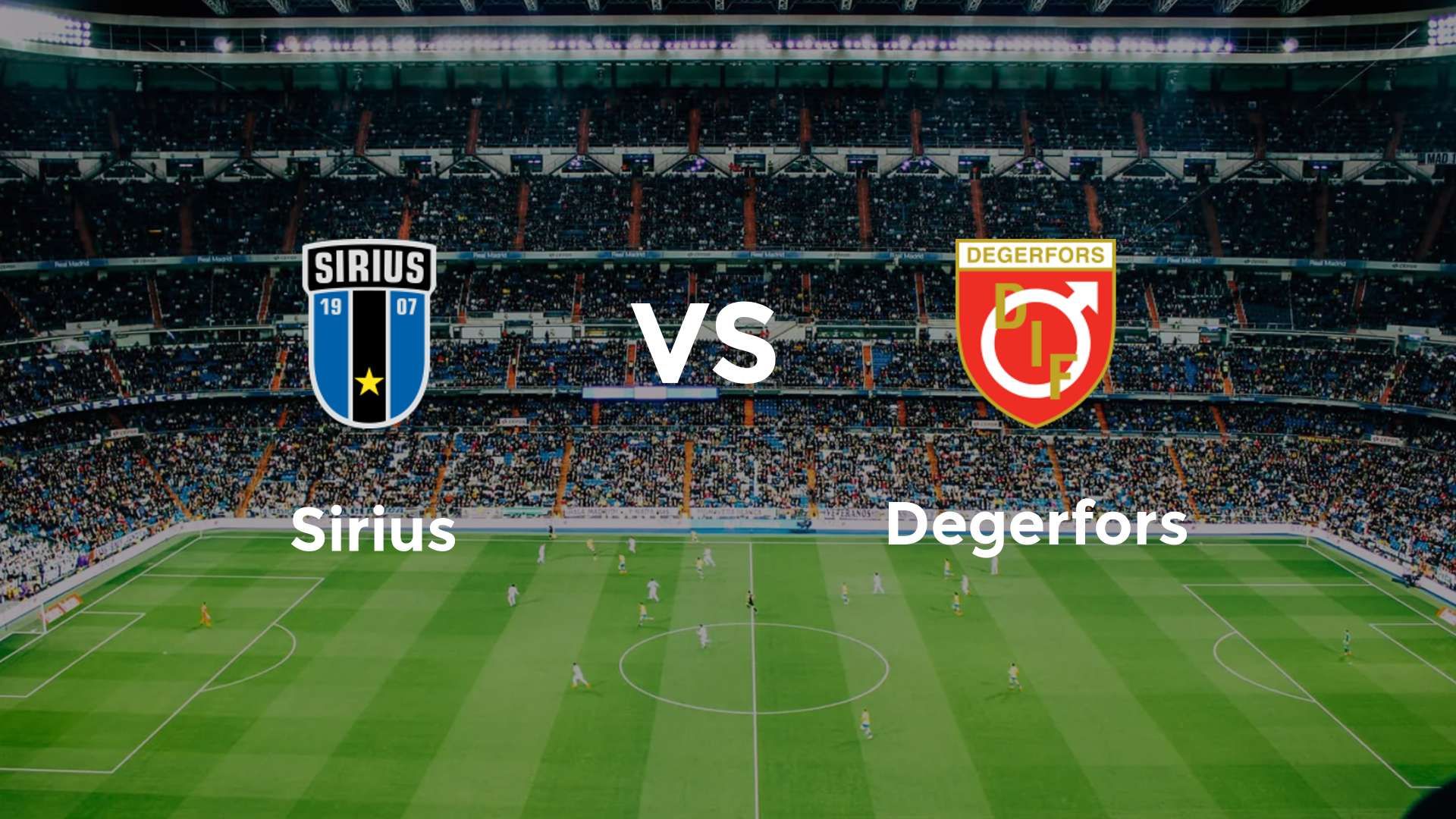 Sirius vs Degerfors
