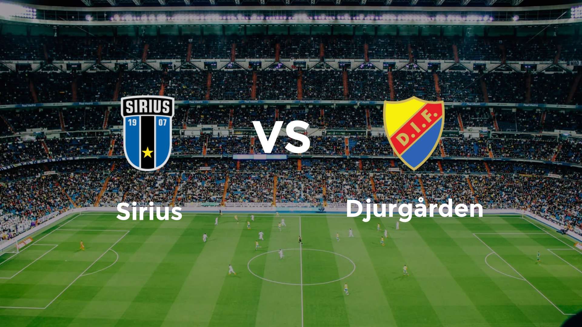 Sirius vs Djurgården