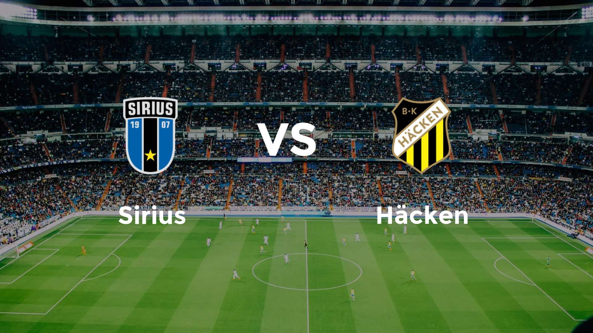 Sirius vs Häcken