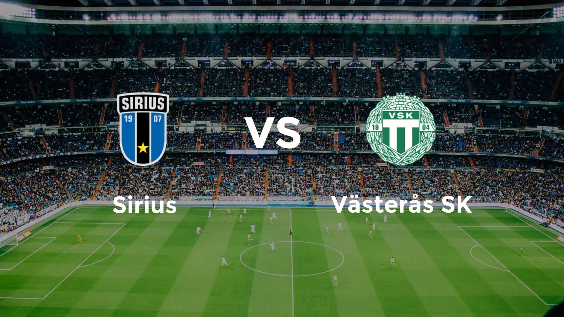 Sirius vs Västerås SK