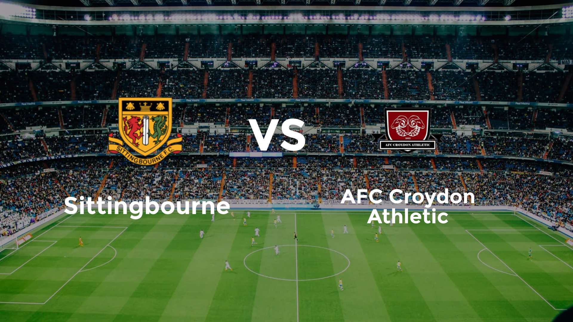 Sittingbourne vs AFC Croydon Athletic