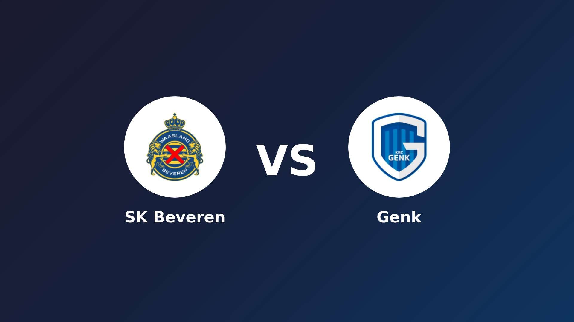 SK Beveren vs Genk