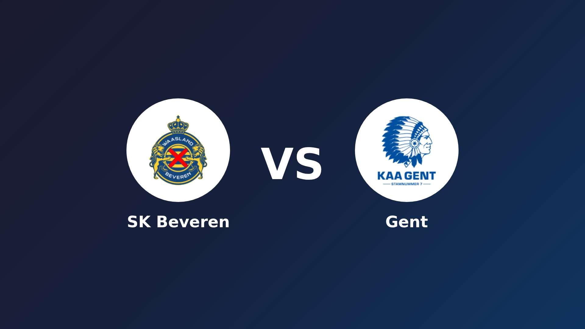 SK Beveren vs Gent