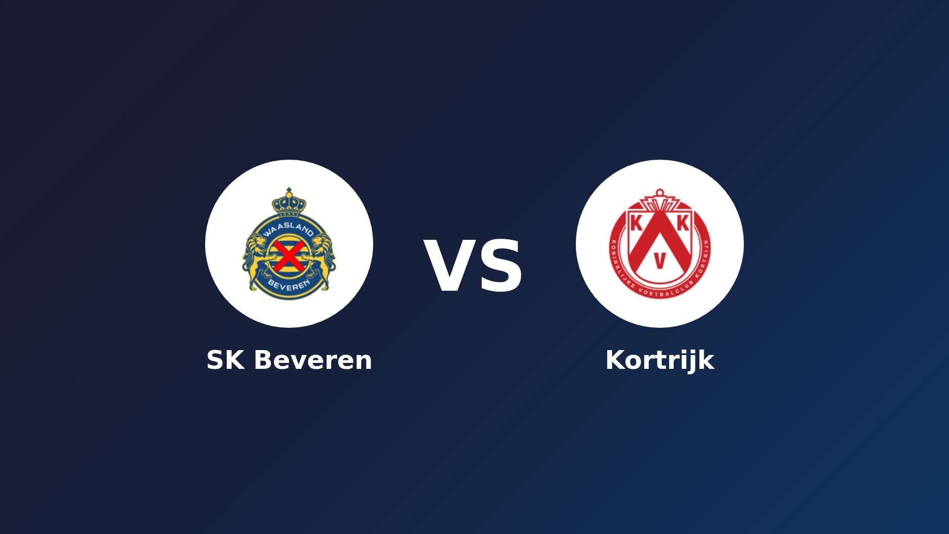 SK Beveren vs KV Kortrijk