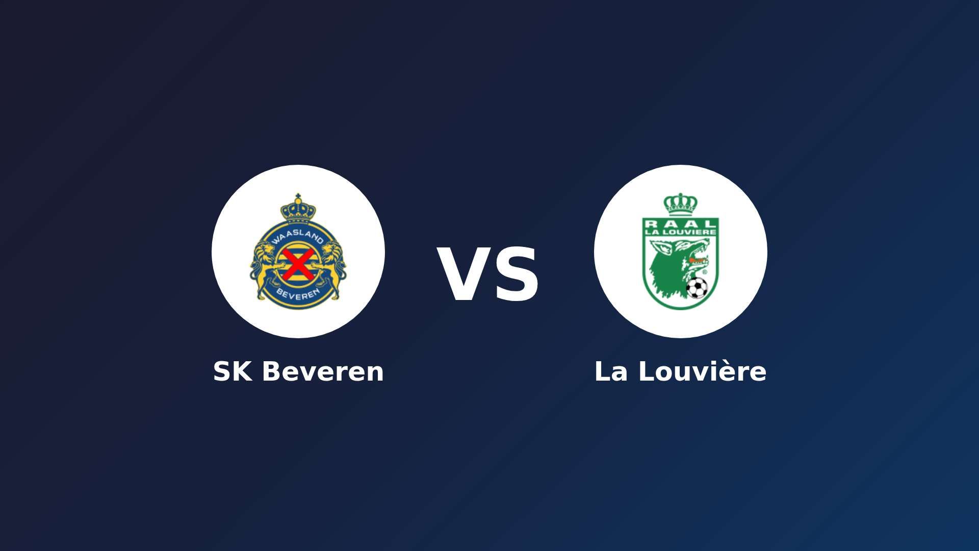 SK Beveren vs La Louvière