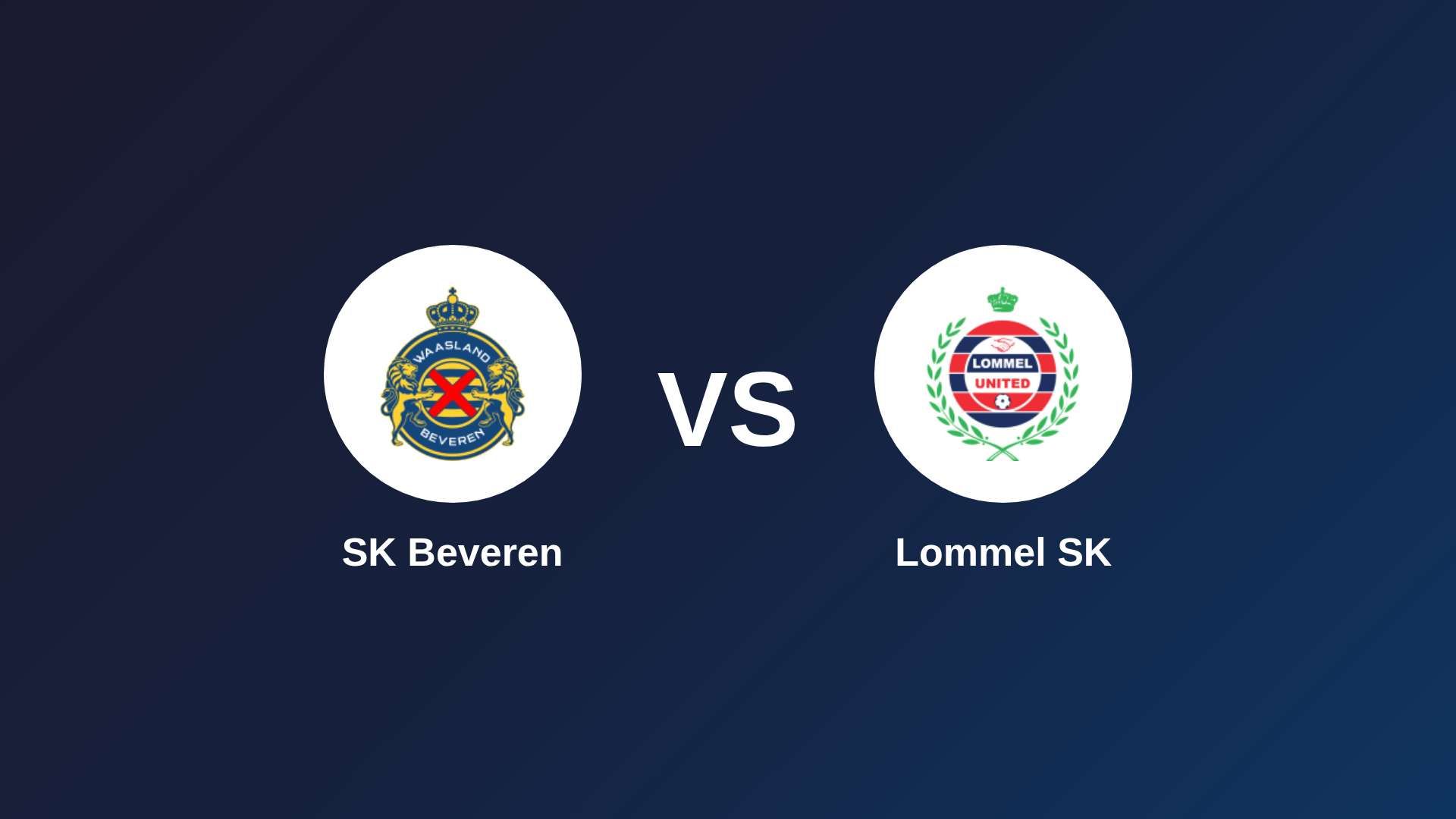 SK Beveren vs Lommel SK