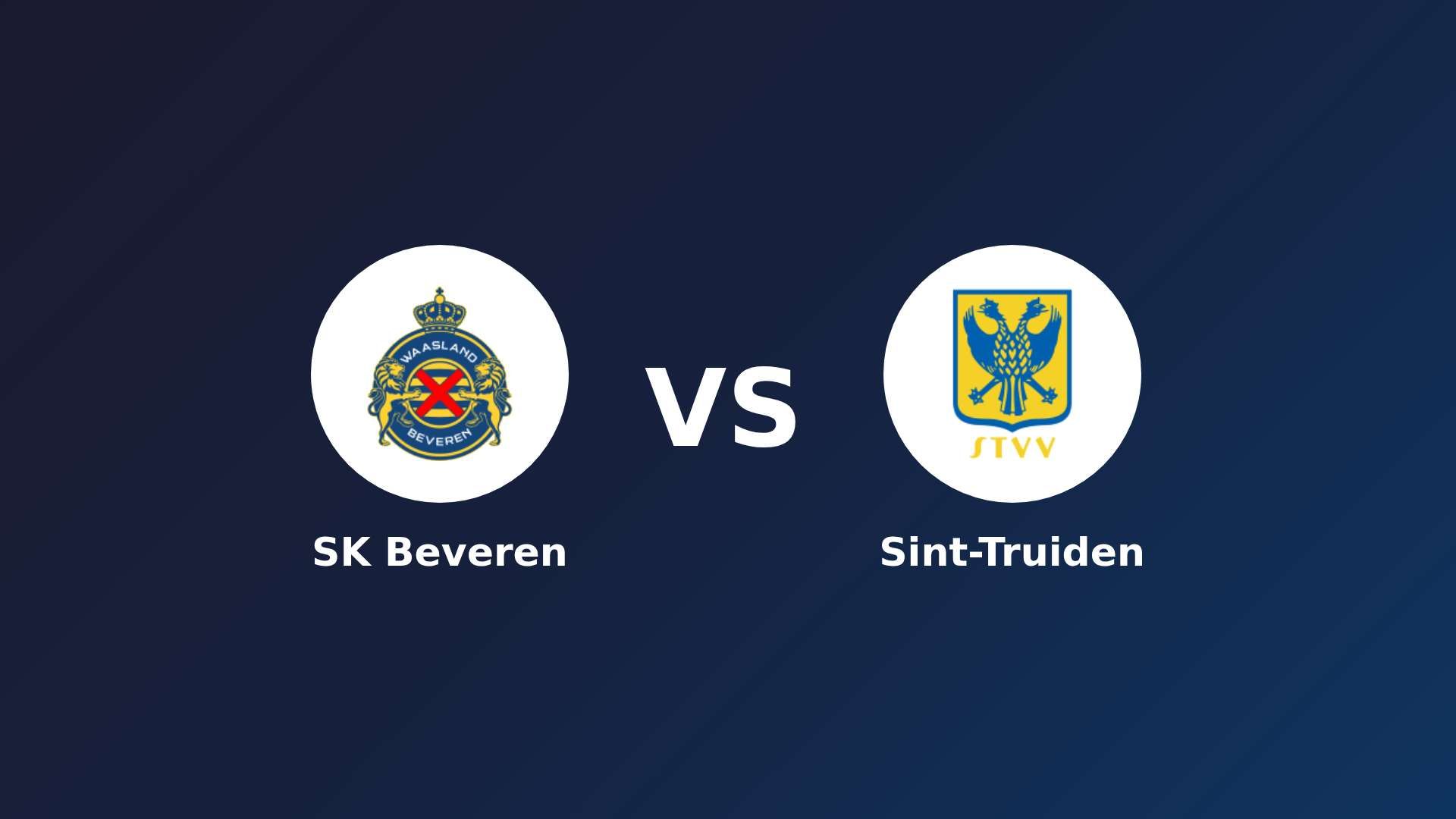 SK Beveren vs Sint-Truiden