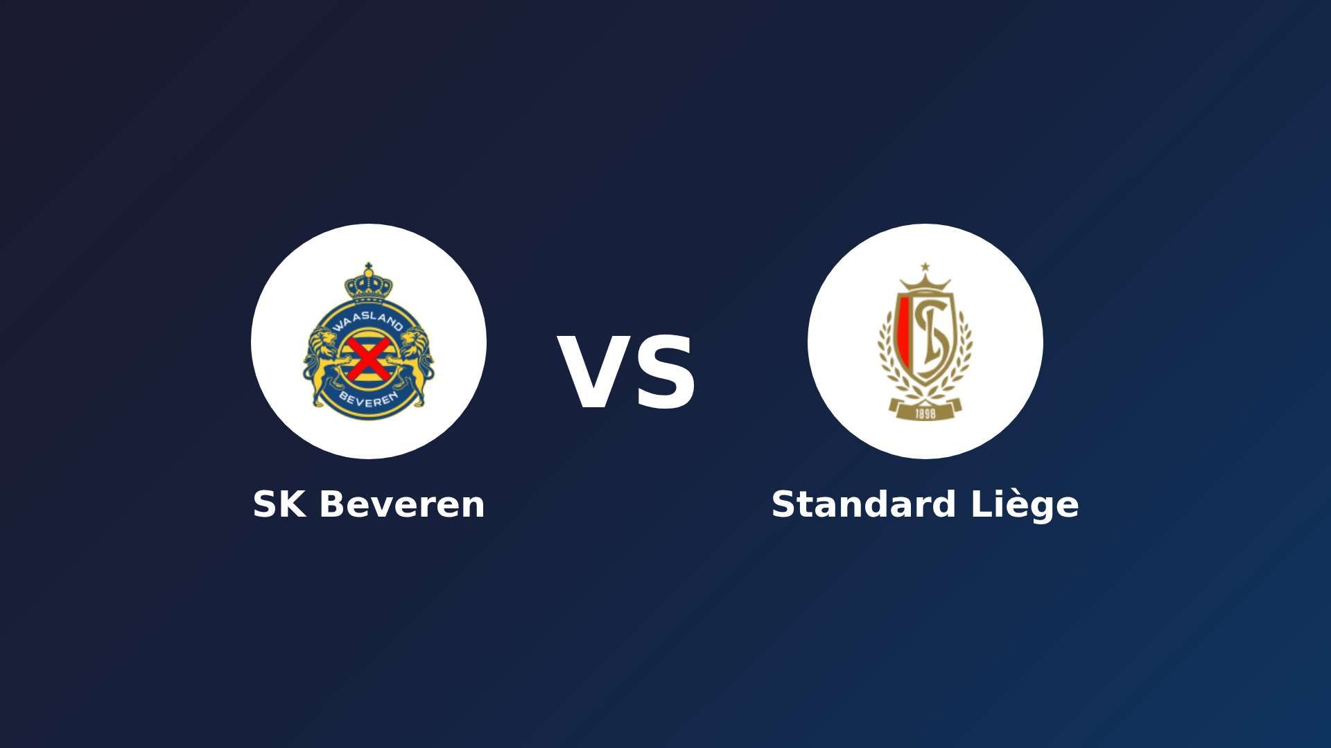 SK Beveren vs Standard Liège