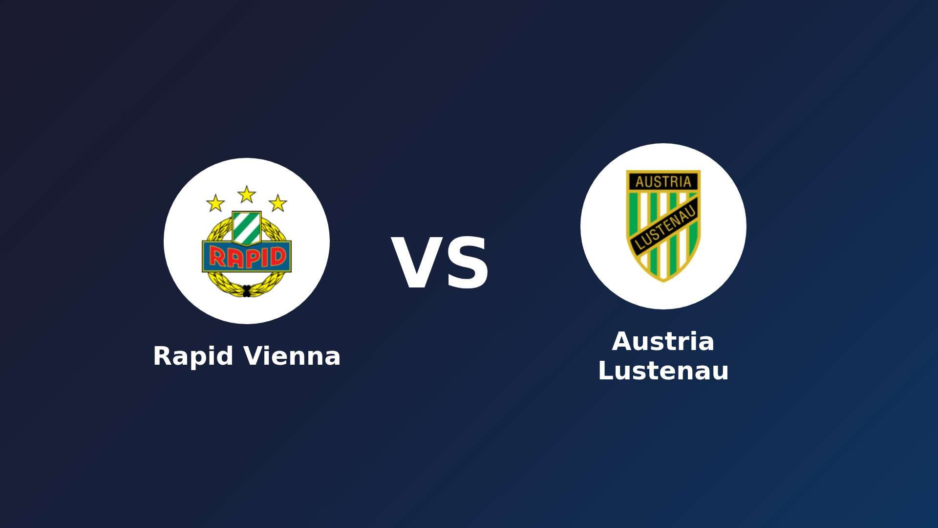 SK Rapid vs Austria Lustenau