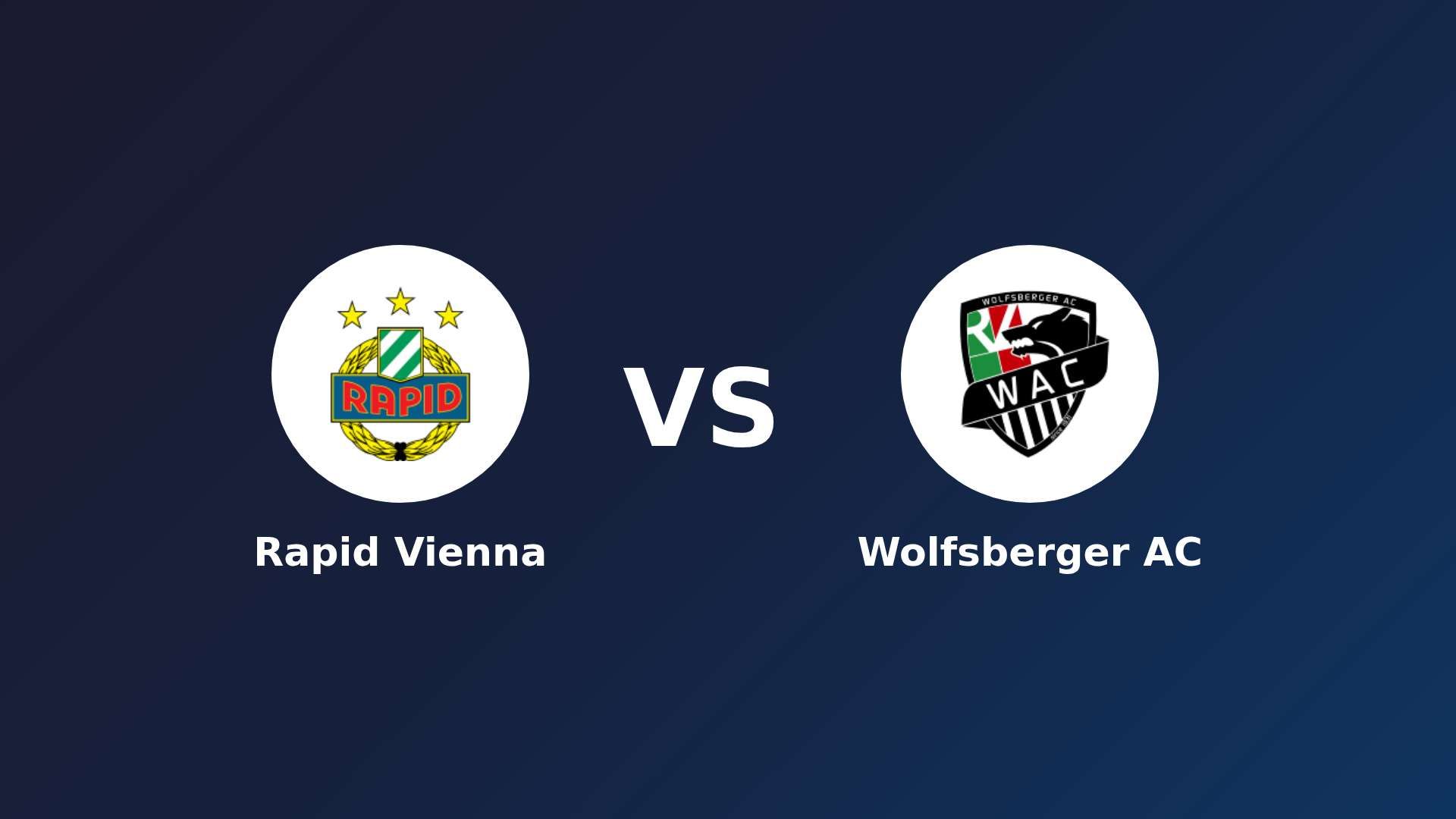 SK Rapid vs (F)olfsberger AC