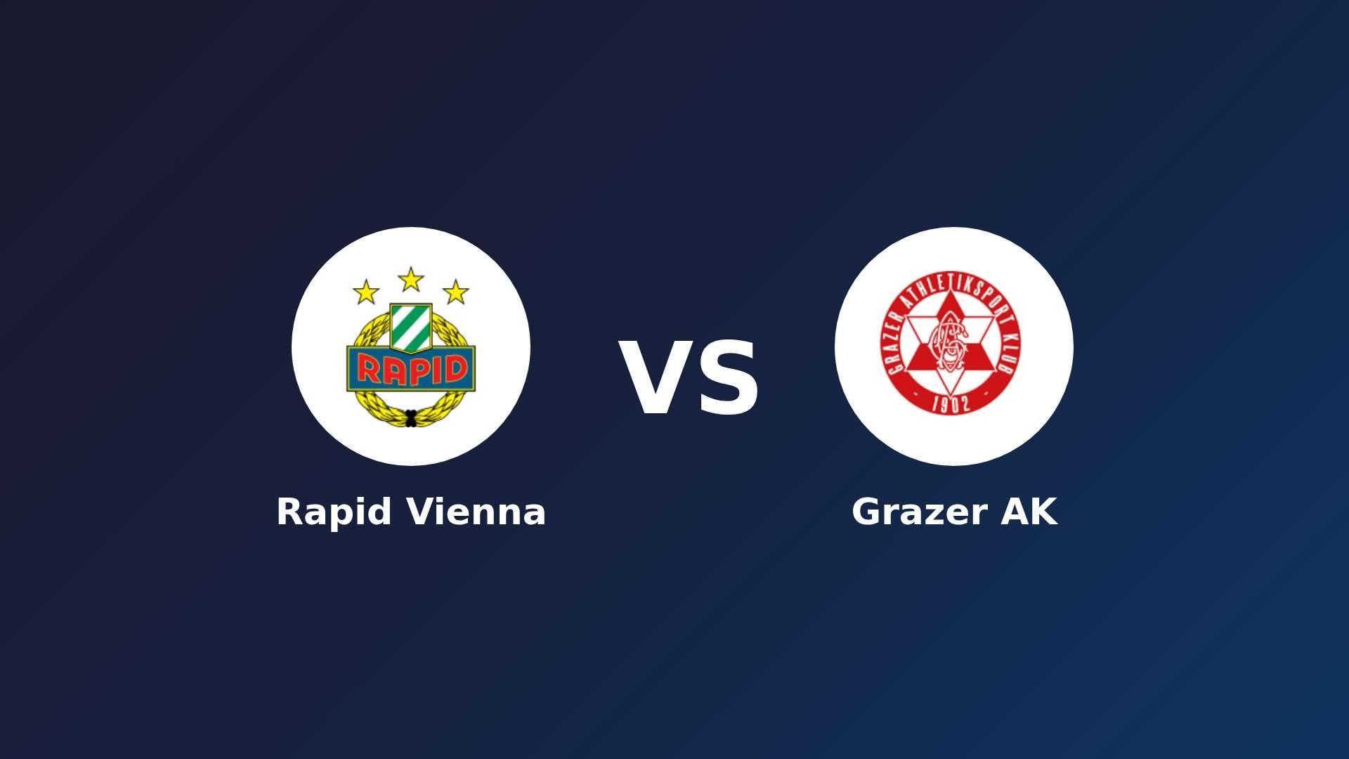 SK Rapid vs Grazer AK