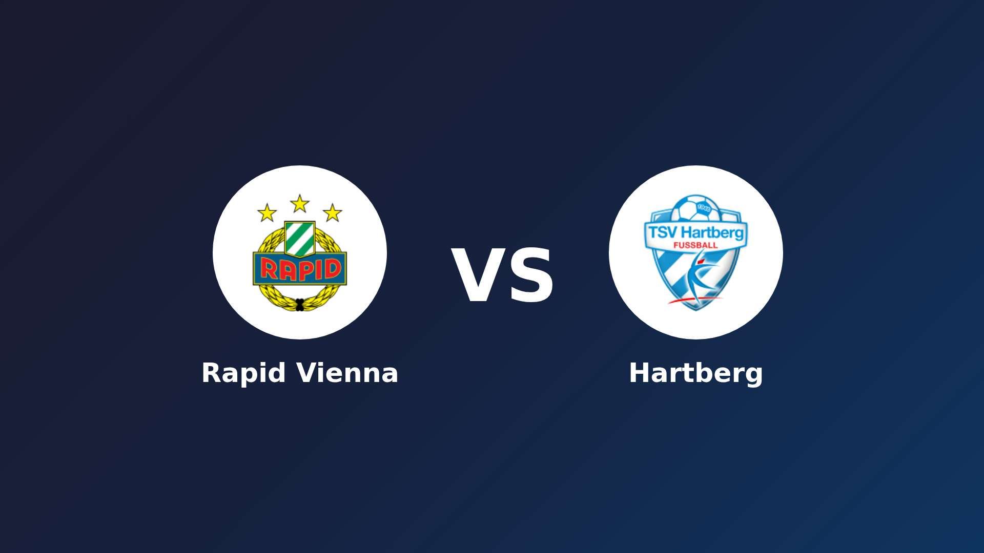 SK Rapid vs Hartberg