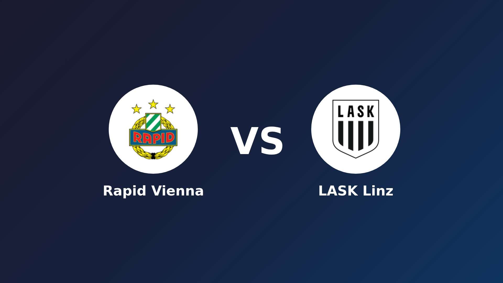 SK Rapid vs LASK Linz