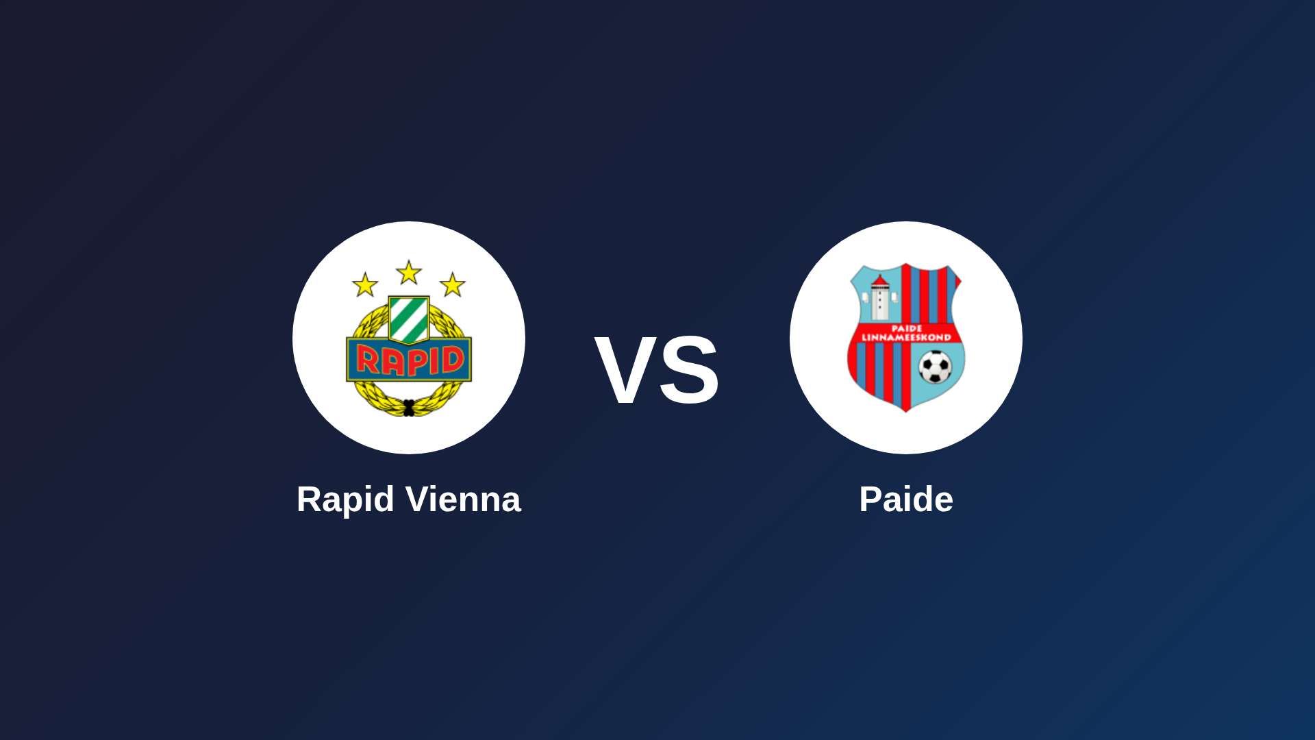 SK Rapid vs Paide
