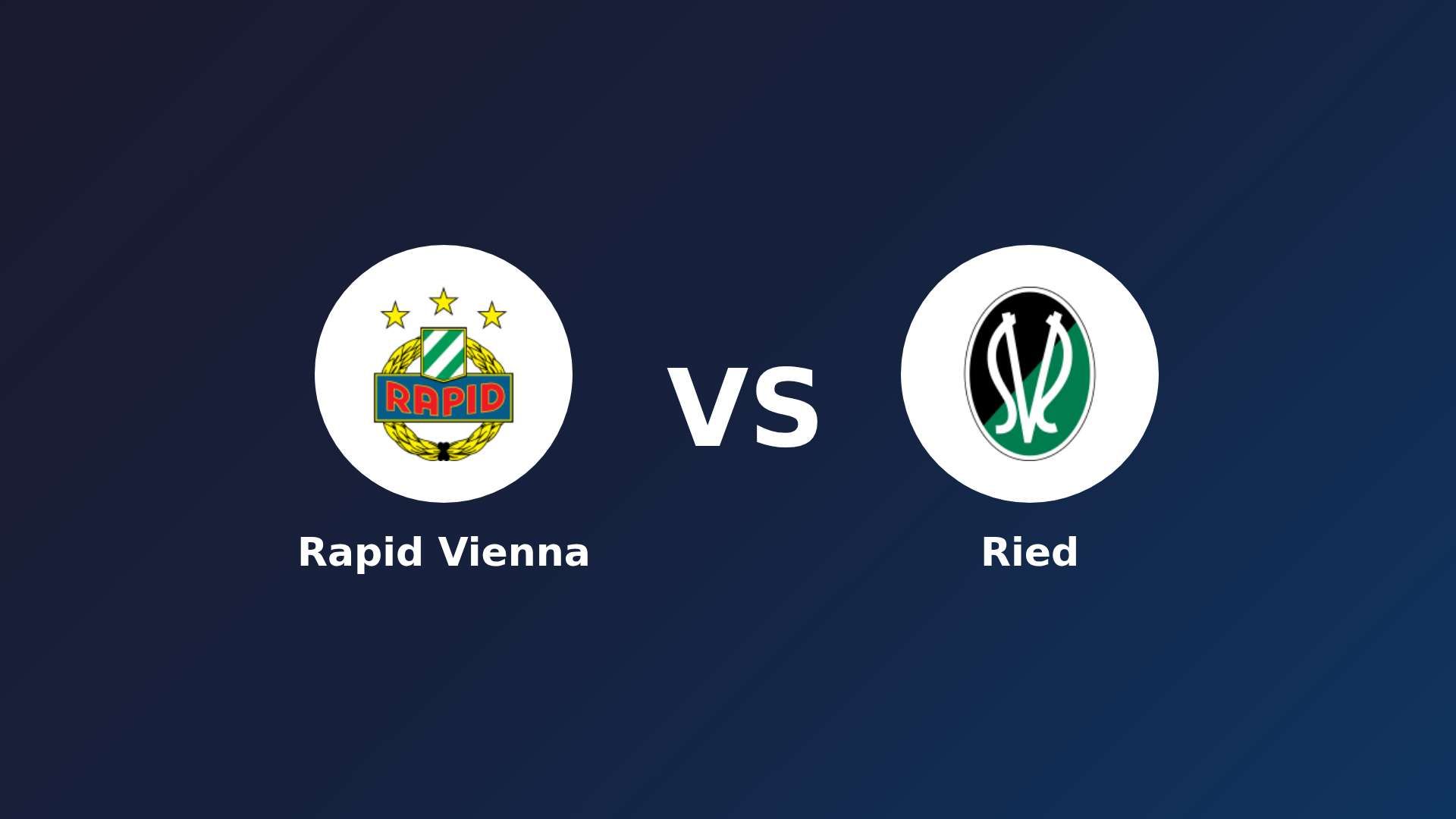 SK Rapid vs Ried