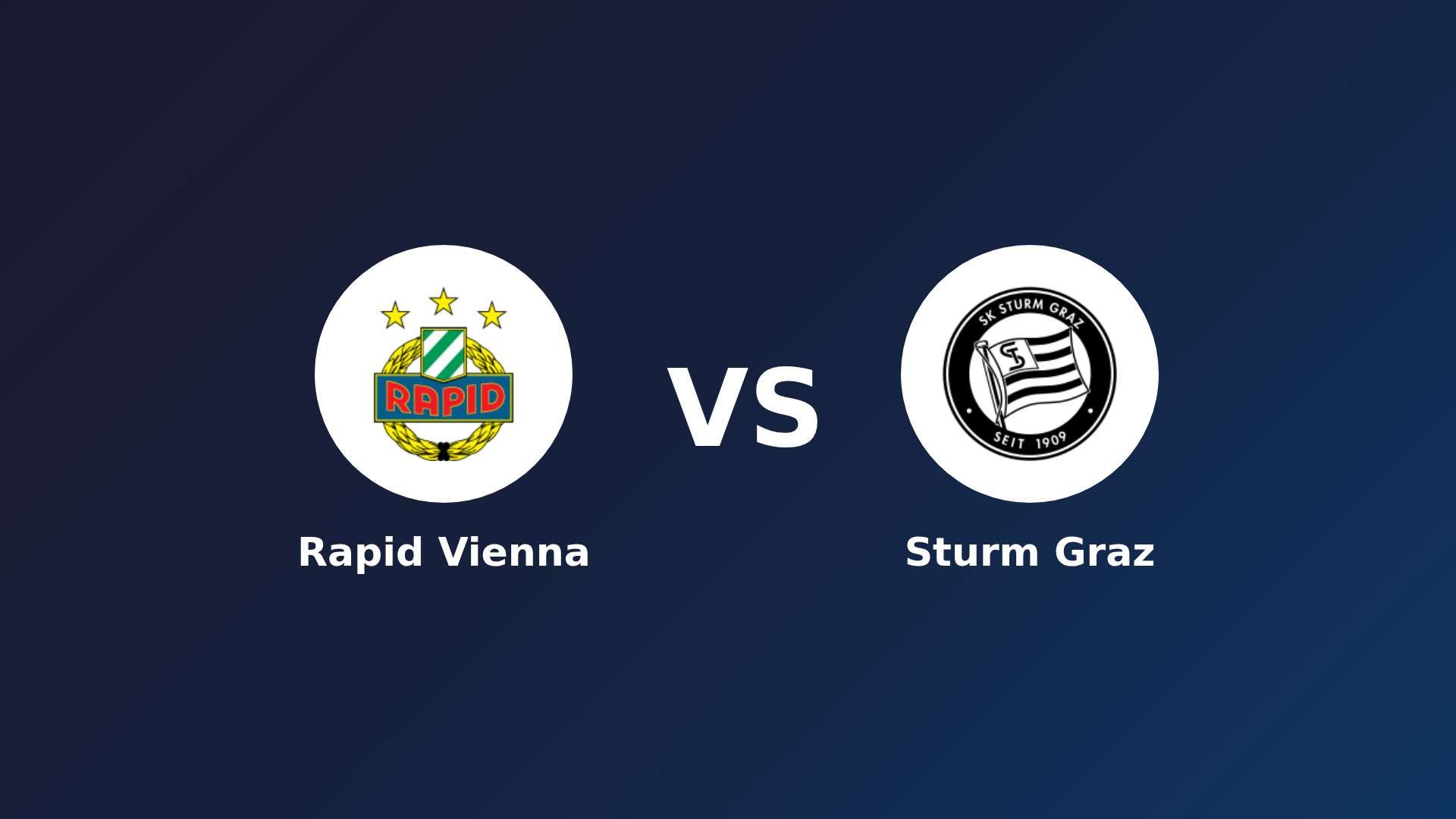 SK Rapid vs Sturm Graz