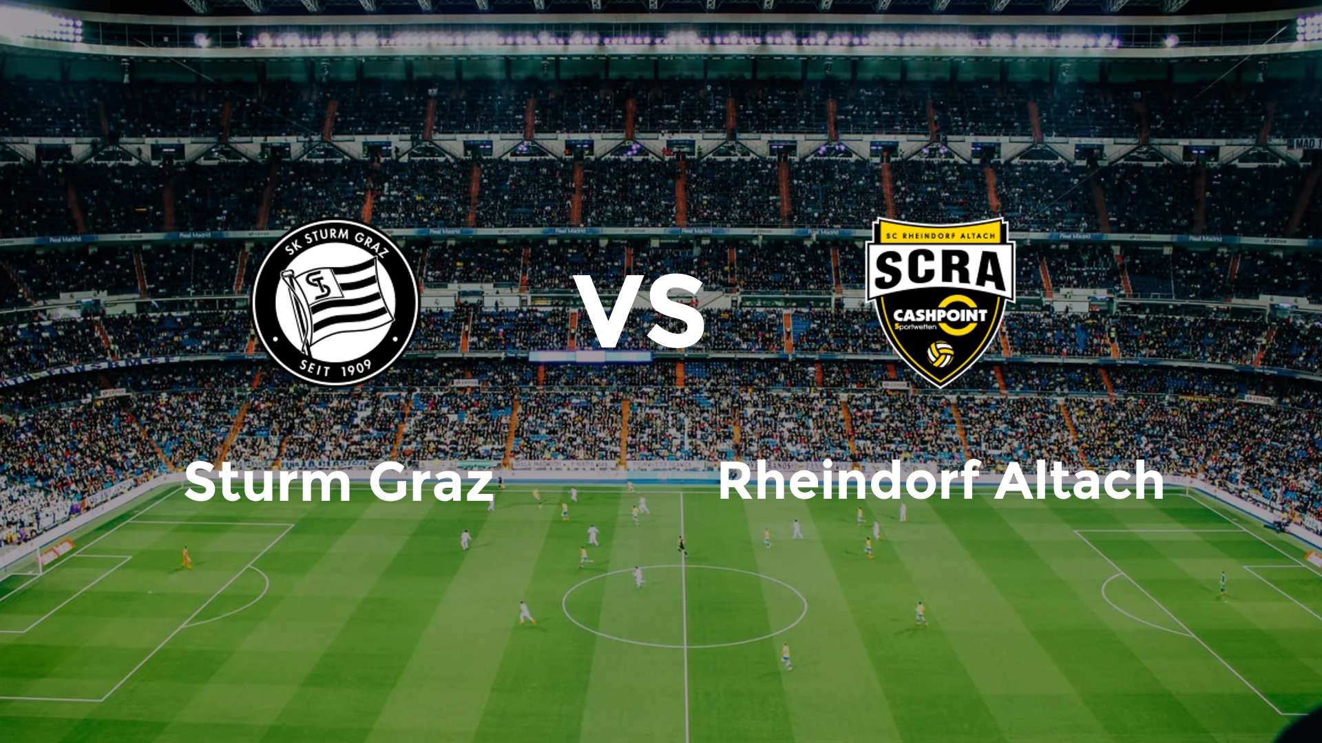 Sturm Graz vs Rheindorf Altach