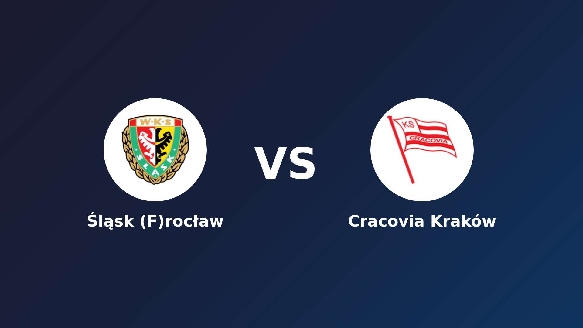 Śląsk (F)rocław vs Cracovia Kraków