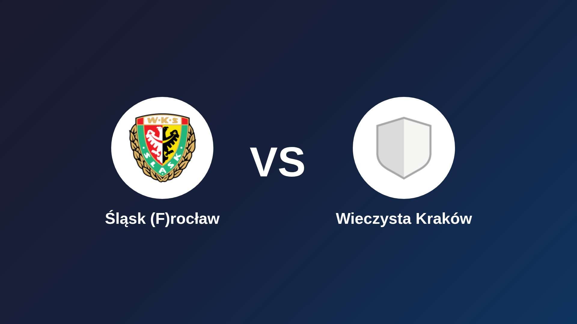 Śląsk (F)rocław vs (F)ieczysta Kraków