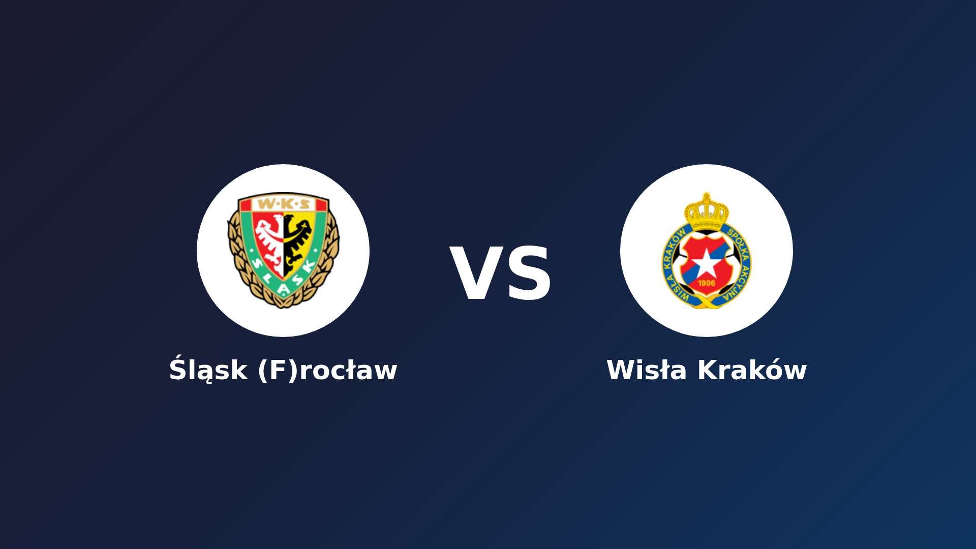 Śląsk (F)rocław vs (F)isła Kraków