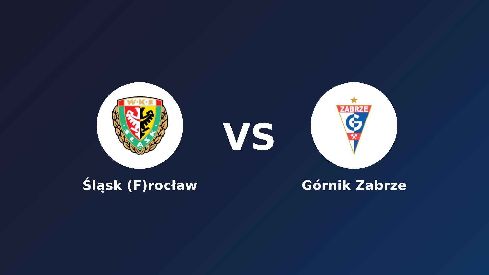 Śląsk (F)rocław vs Górnik Zabrze