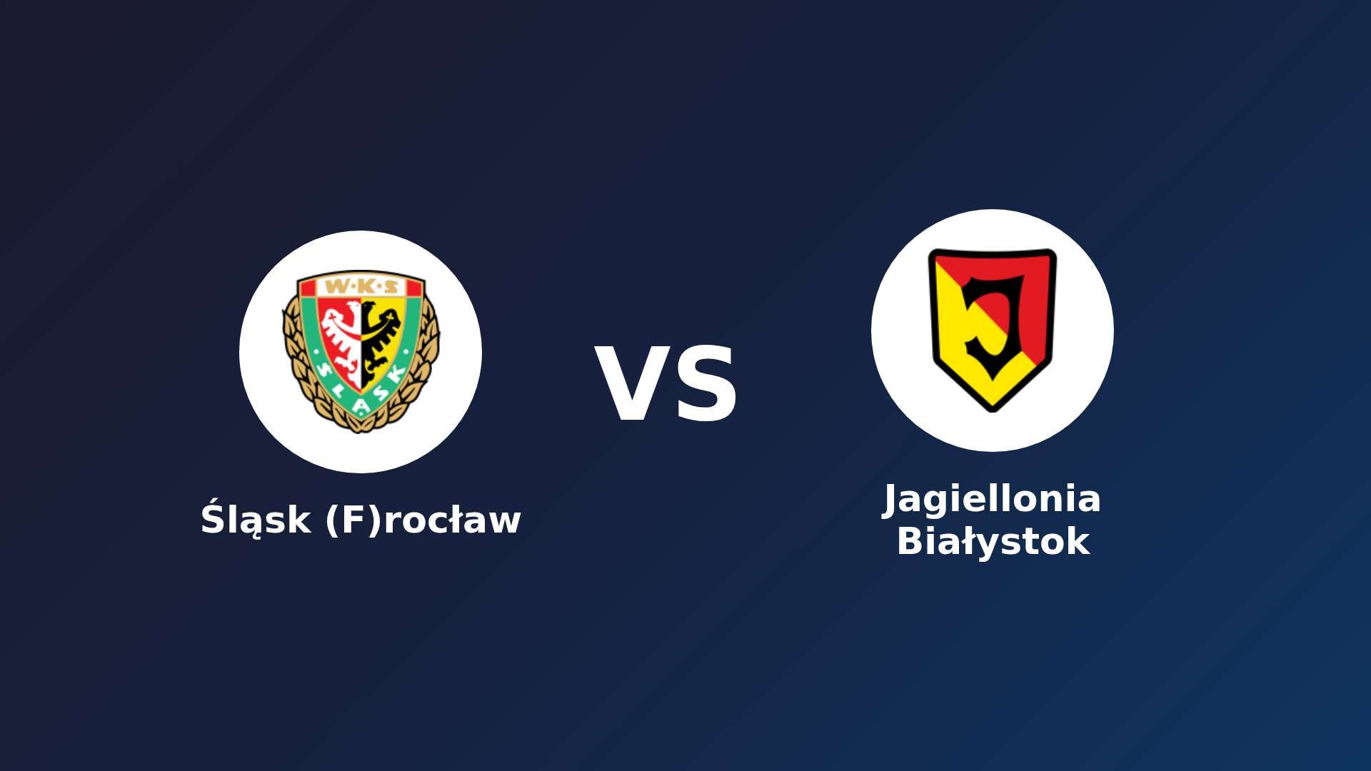 Śląsk (F)rocław vs Jagiellonia Białystok
