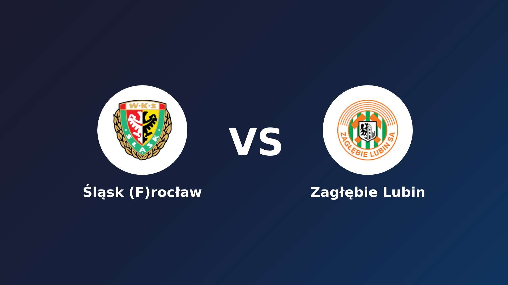 Śląsk (F)rocław vs Zagłębie Lubin