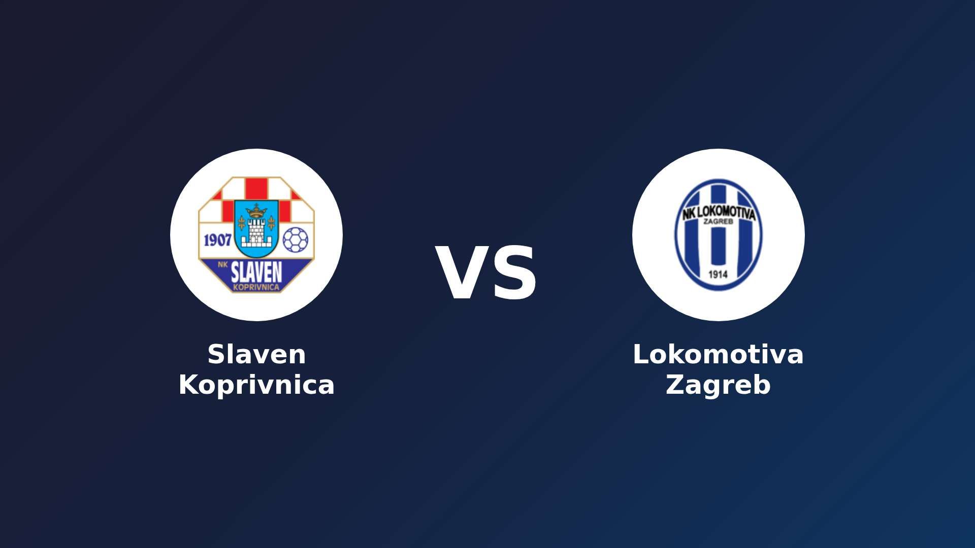 Slaven Koprivnica vs Lokomotiva Zagreb