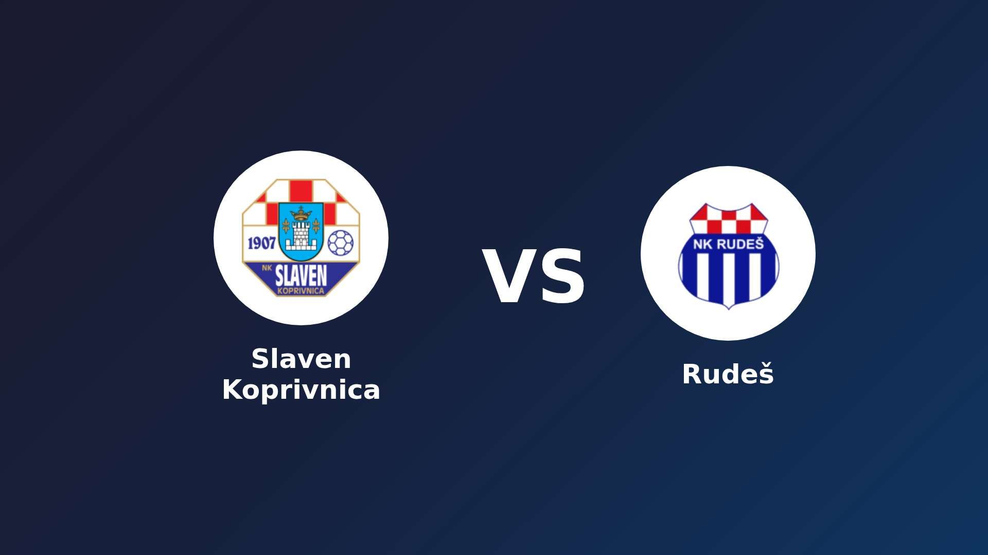 Slaven Koprivnica vs Rudeš