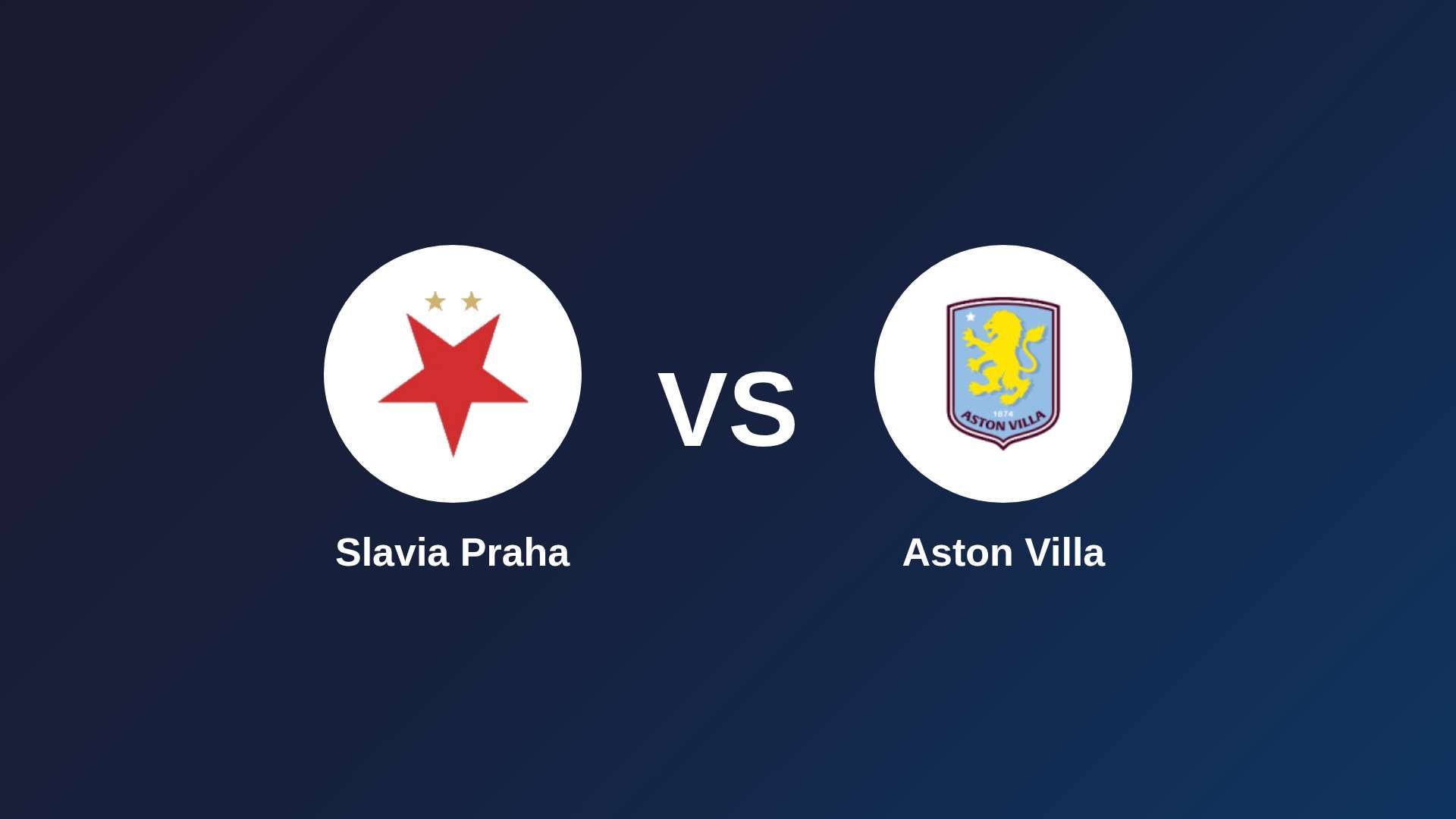 Slavia Praha vs Aston Villa