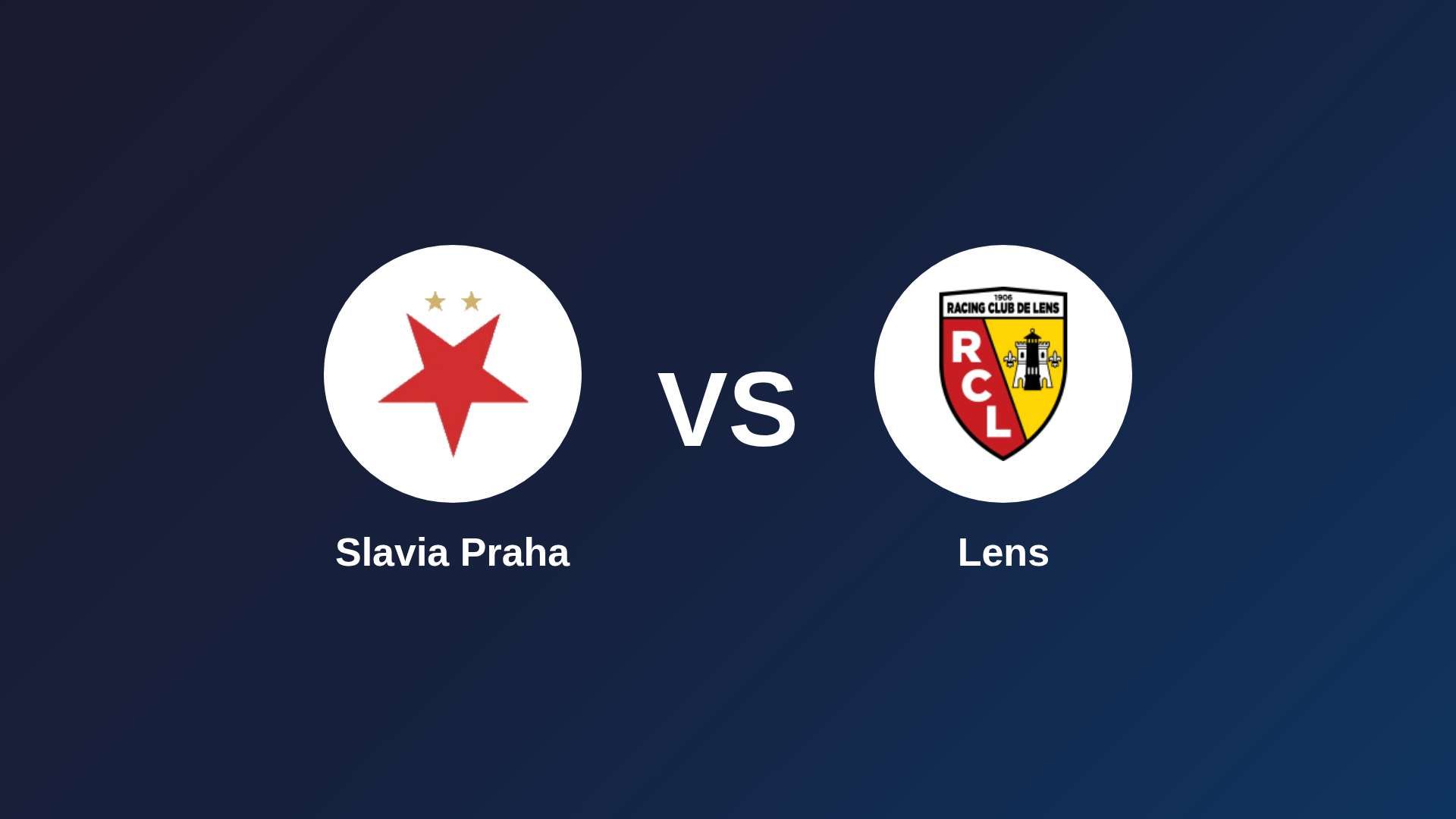 Slavia Praha vs Lens