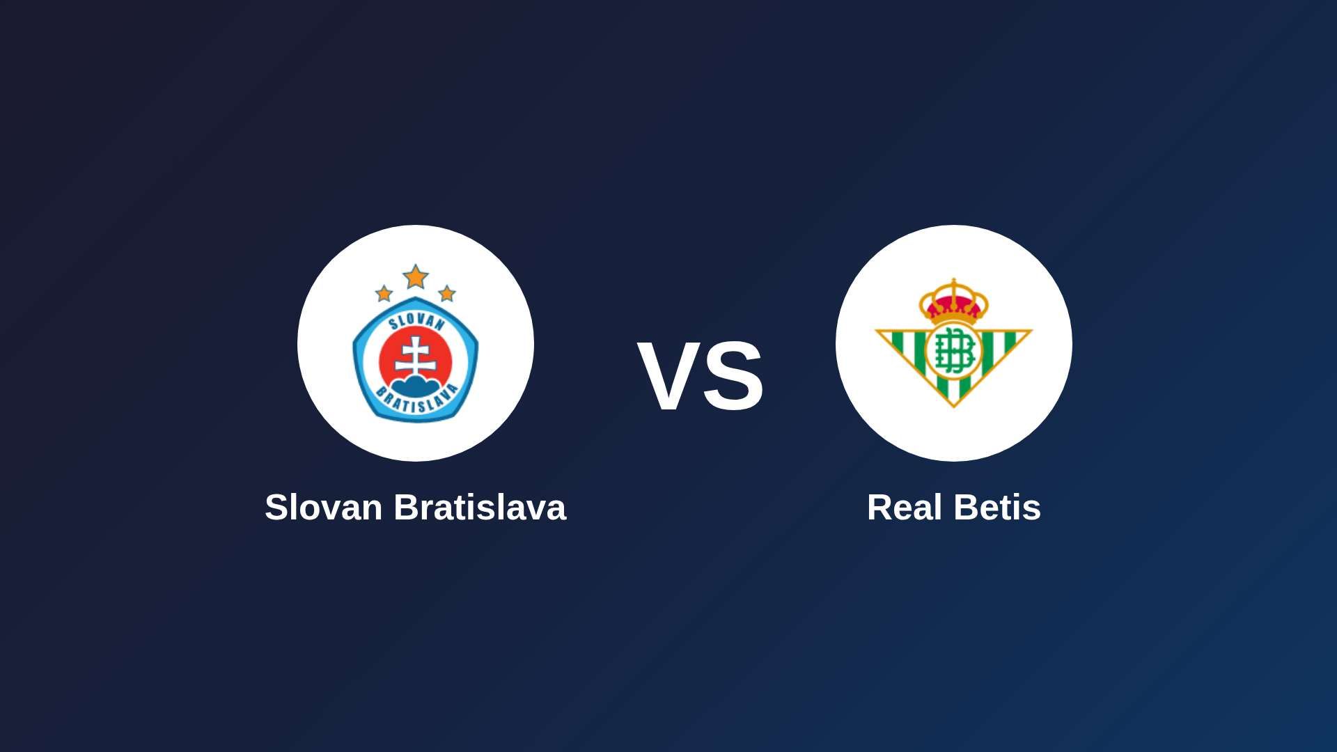 Slovan Bratislava vs Real Betis