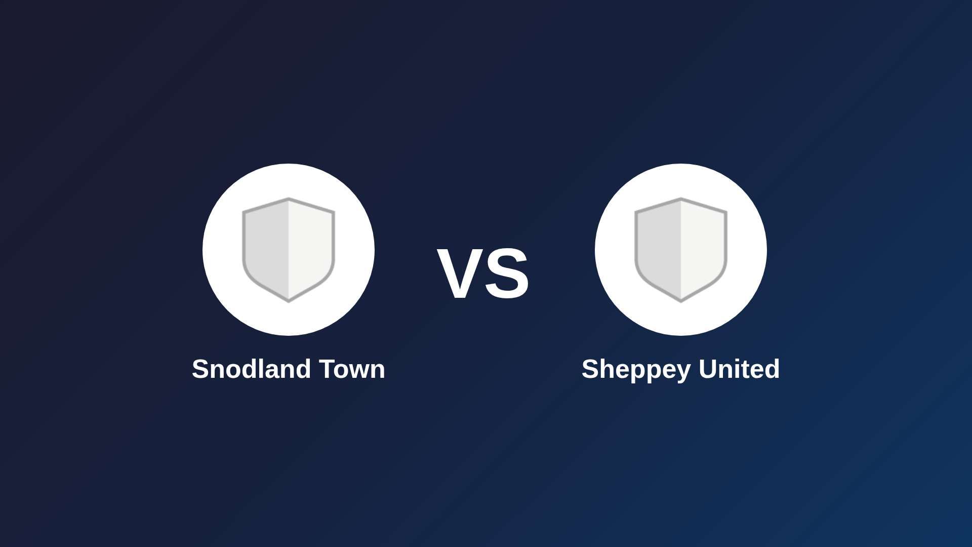 Snodland Town vs Sheppey United