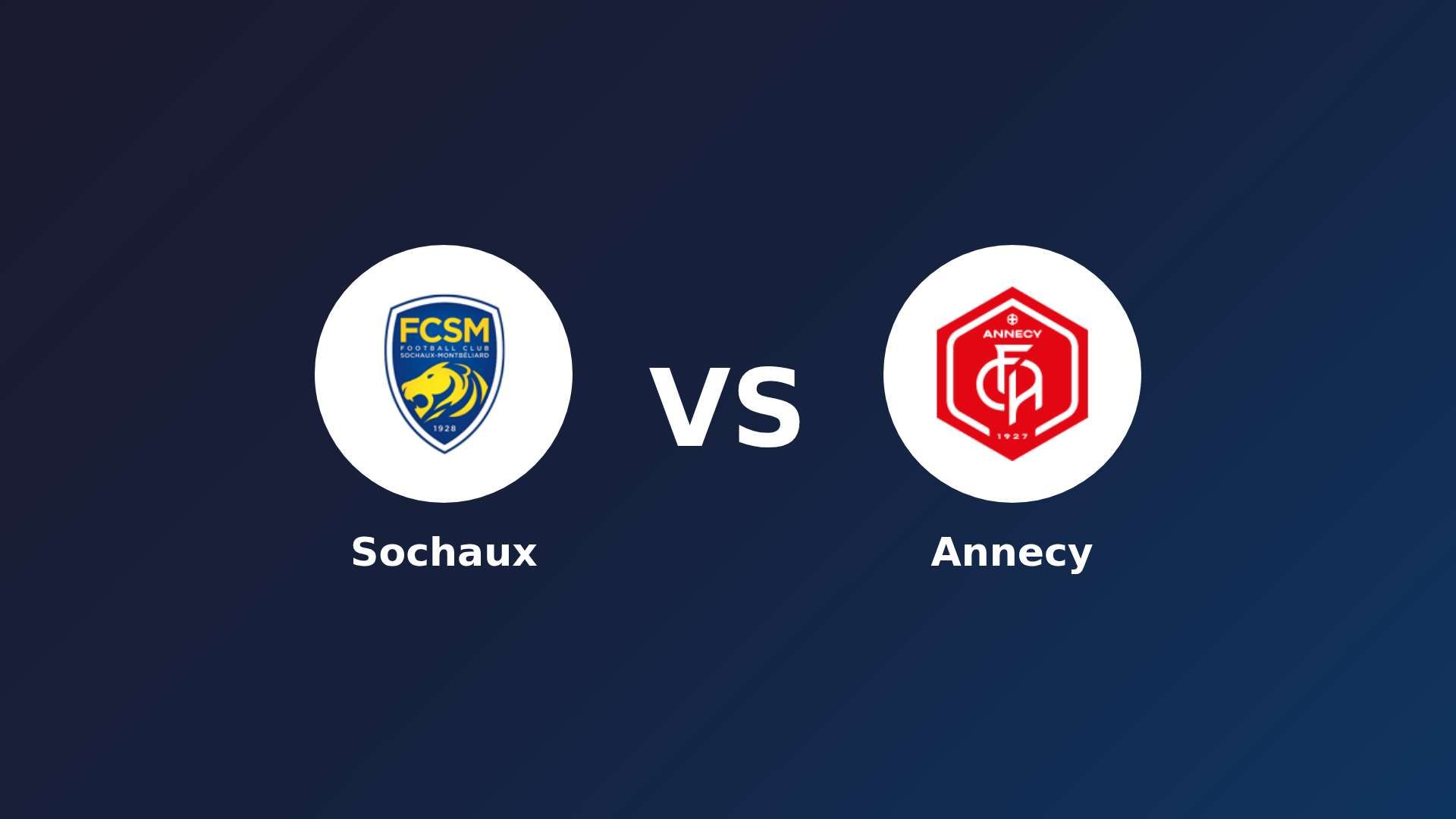 Sochaux vs Annecy