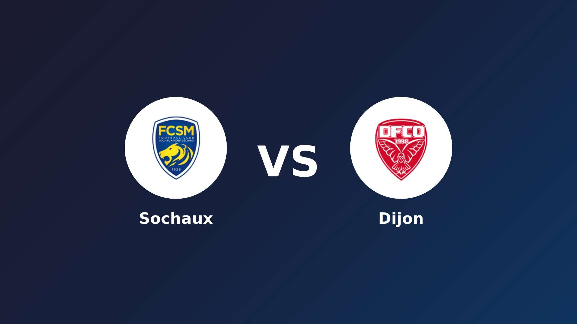 Sochaux vs Dijon