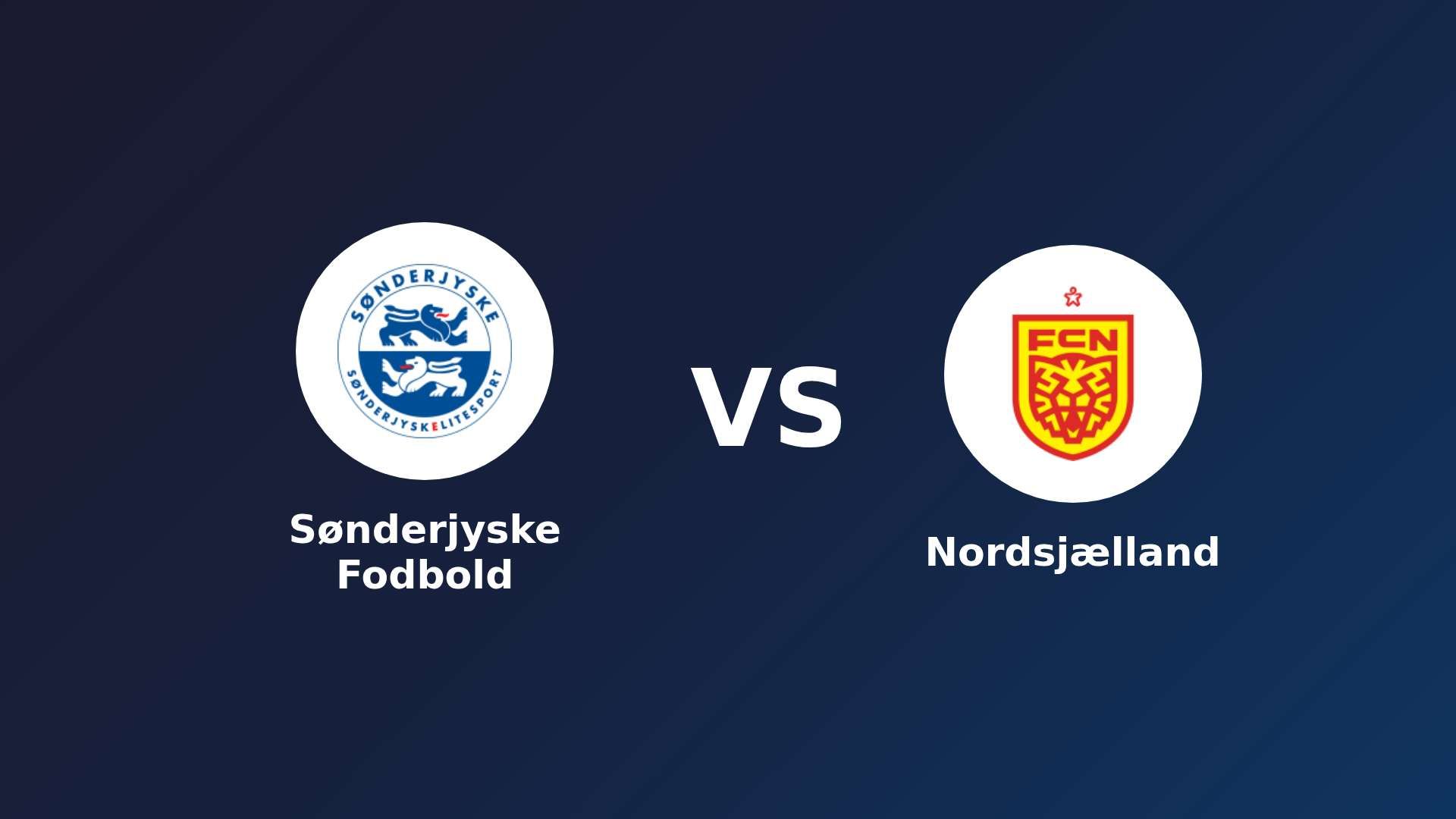 Sønderjyske Fodbold vs Nordsjælland