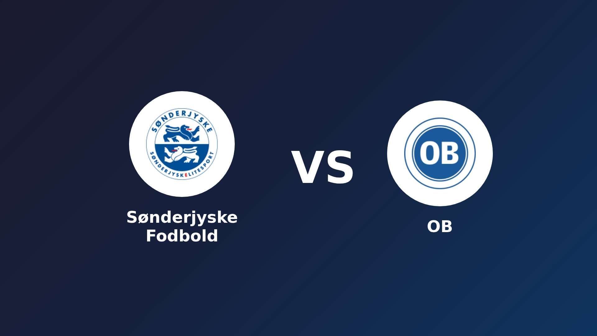 Sønderjyske Fodbold vs Odense BK