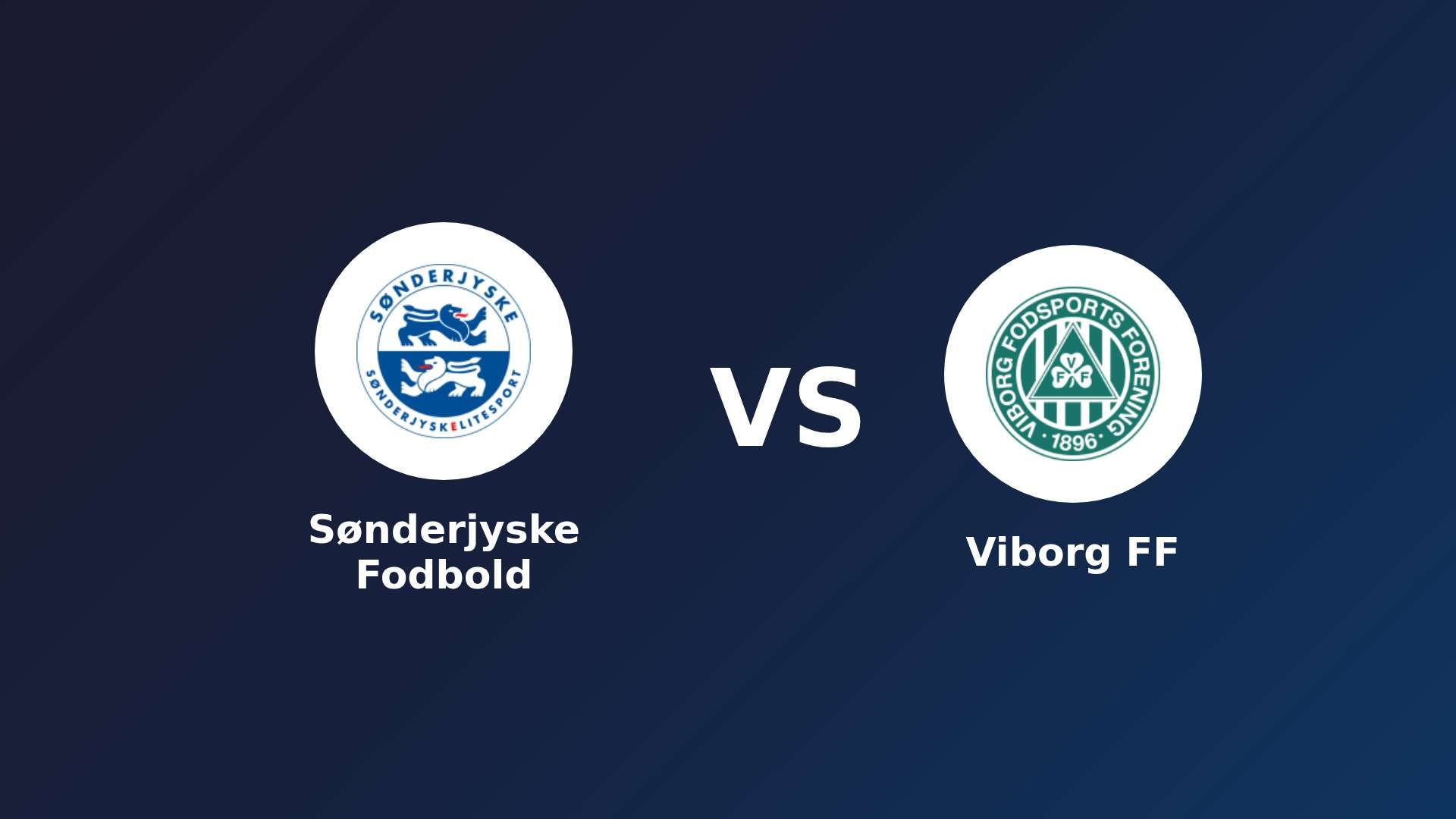 Sønderjyske Fodbold vs Viborg FF
