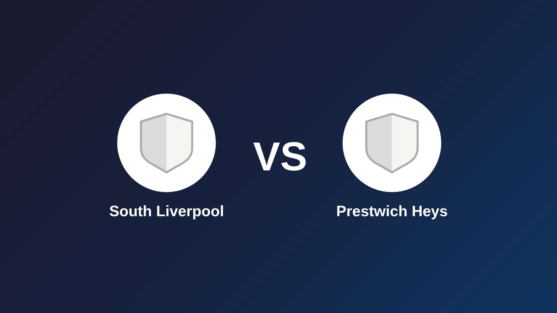 South Liverpool vs Prestwich Heys