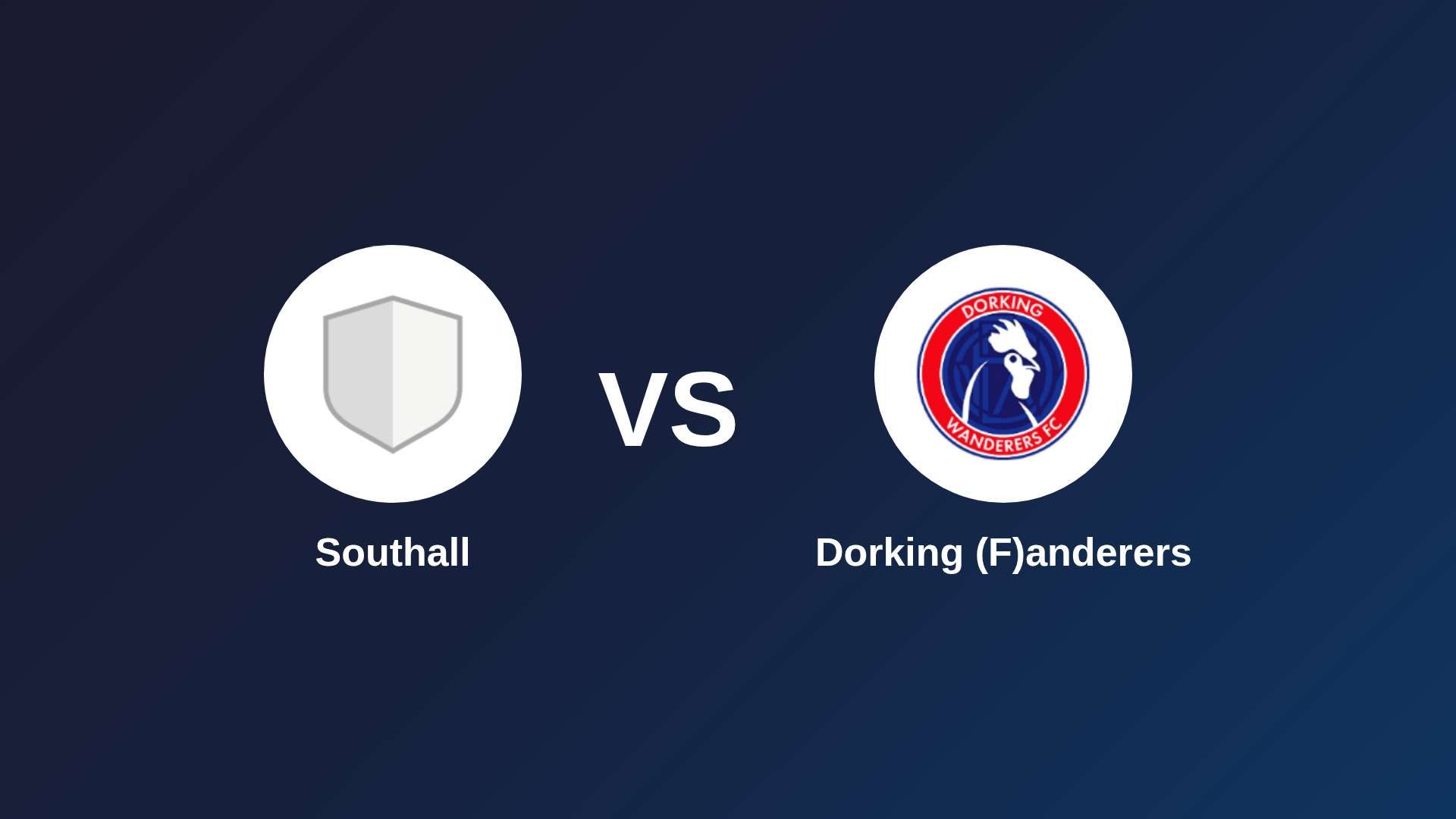 Southall vs Dorking (F)anderers