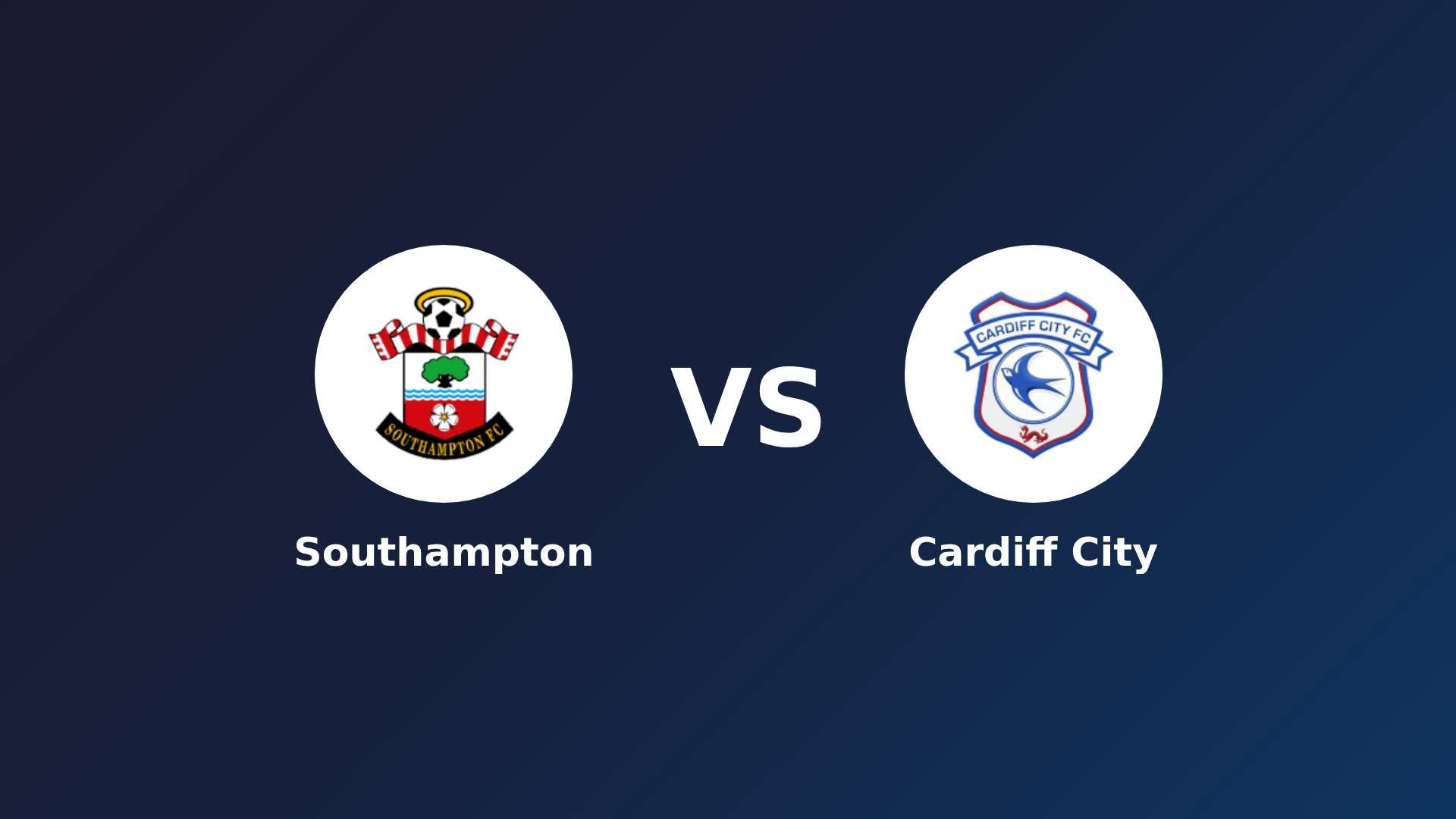 Southampton vs Cardiff City