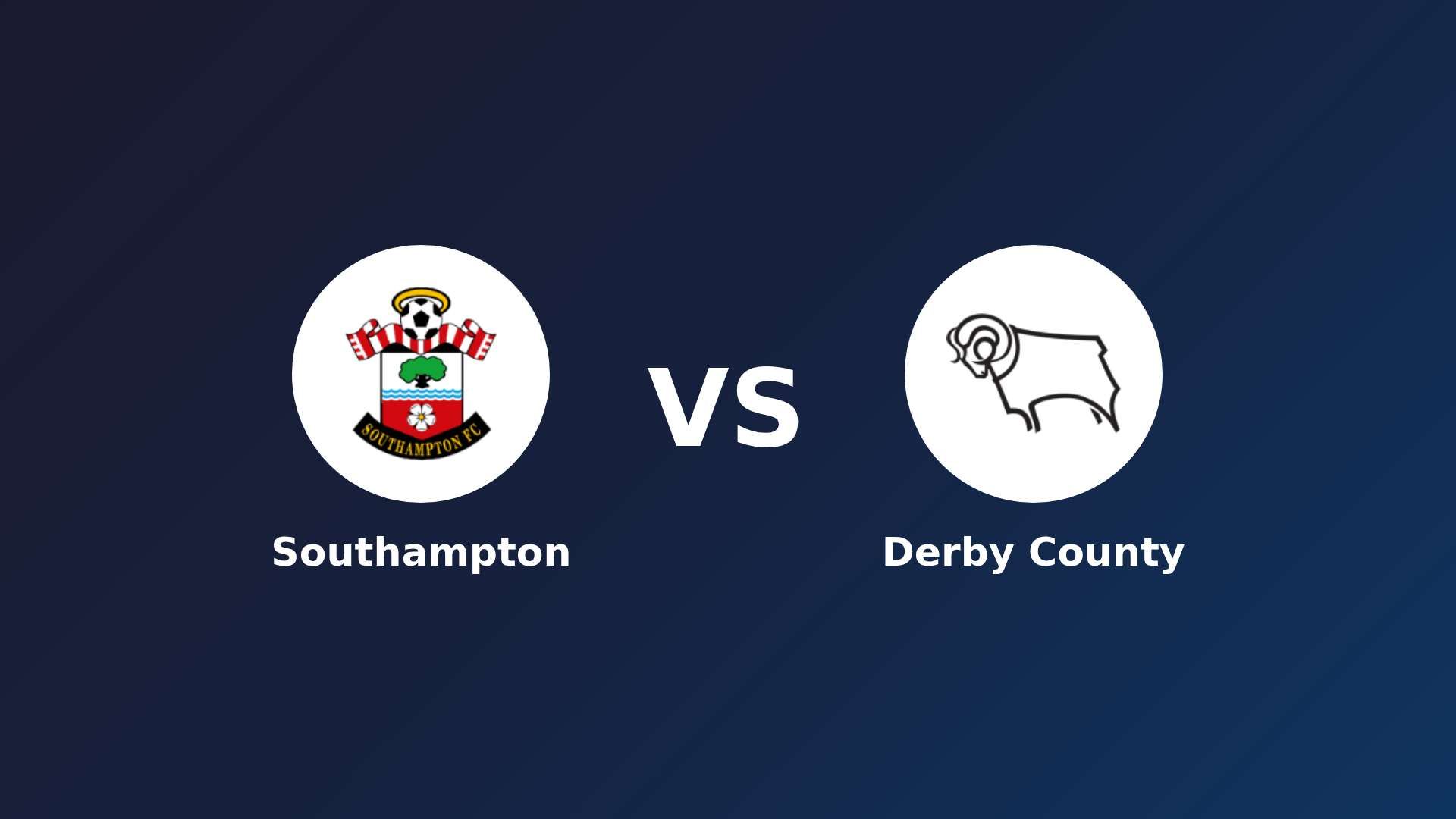 Southampton vs Derby County